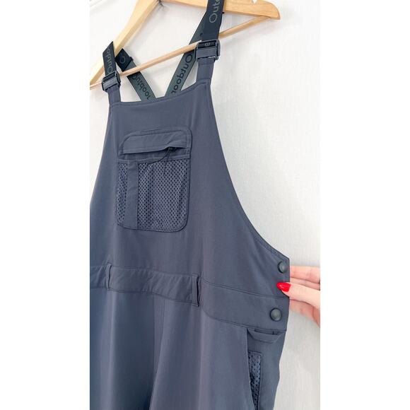Outdoor Voices Rectrek Convertible Terrastretch Overalls XXL Anthracite Hiking - Picture 4 of 11
